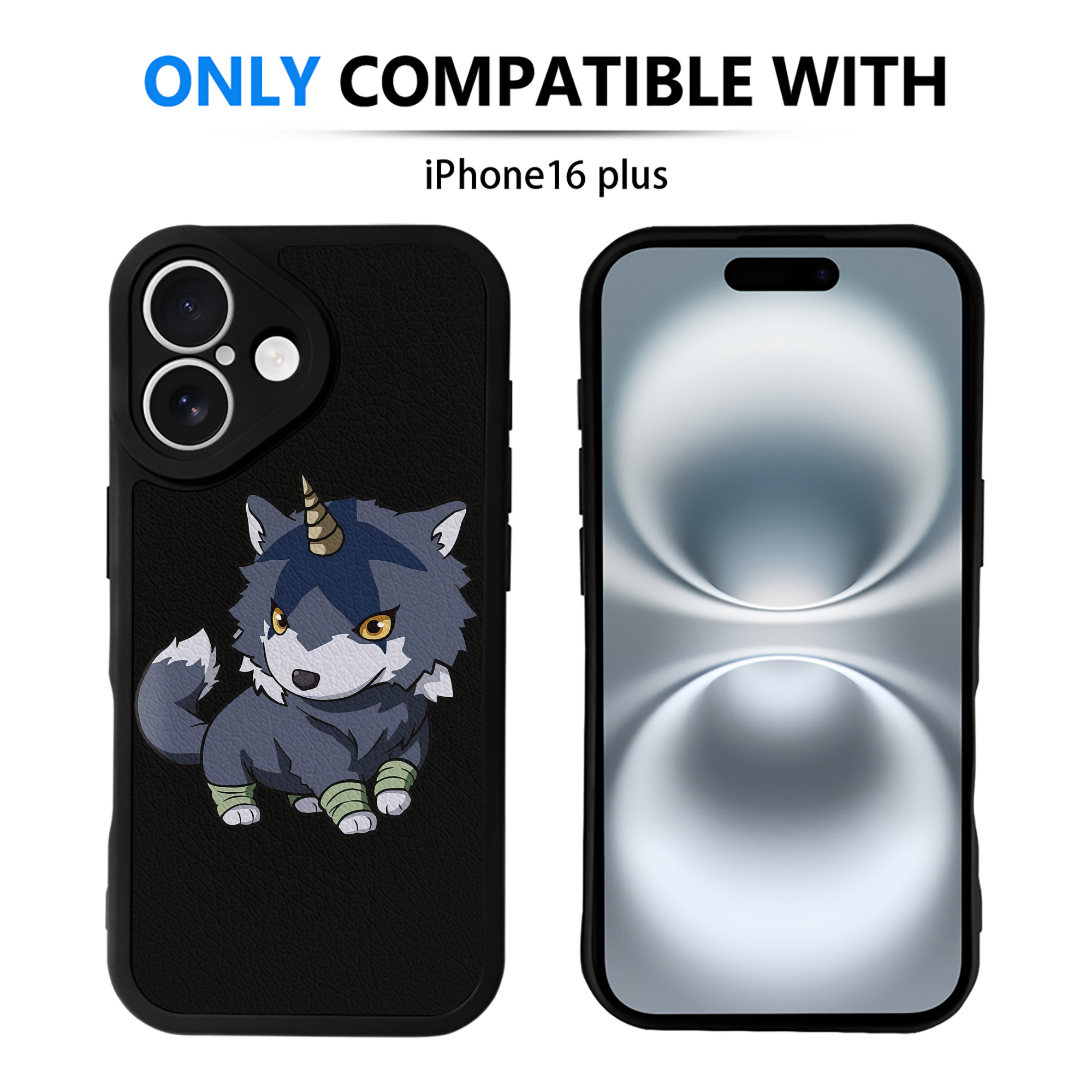 （画像用） 転スラ Regarding Reincarnated to Slime 【iPhone 16シリーズ対応】シリコンスマホケース（レザー調） 材質：シリコン
